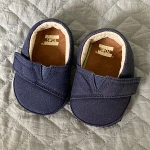 Navy Blue Baby TOMS